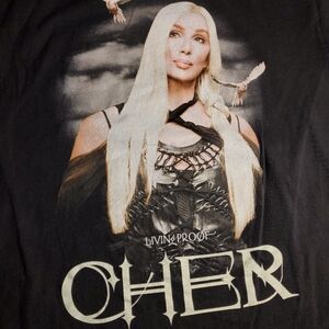 2002 Cher Living Proof Farewell Tour Shirt. Variant. Sz XL. AAA Label.